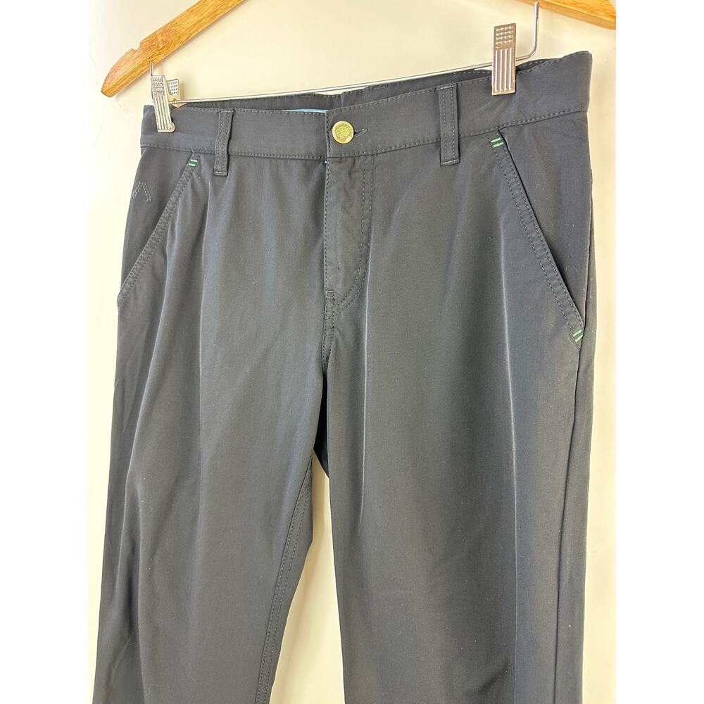 Alberto Golf Pants Men's 32 x 30 46 Modern Fit Black Pro 3XDry Cooler Chino Tech - Picture 3 of 16